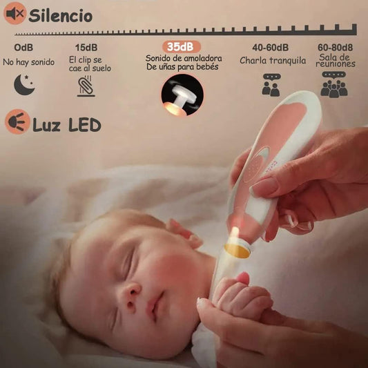 Pulidor de uñas eléctrico para bebé - Limador de uñas